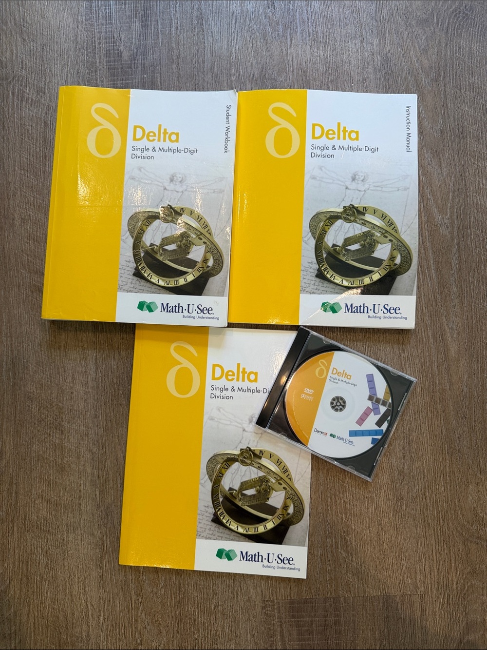 Delta Single & Multiple-Digit Division Workbook - Yellow